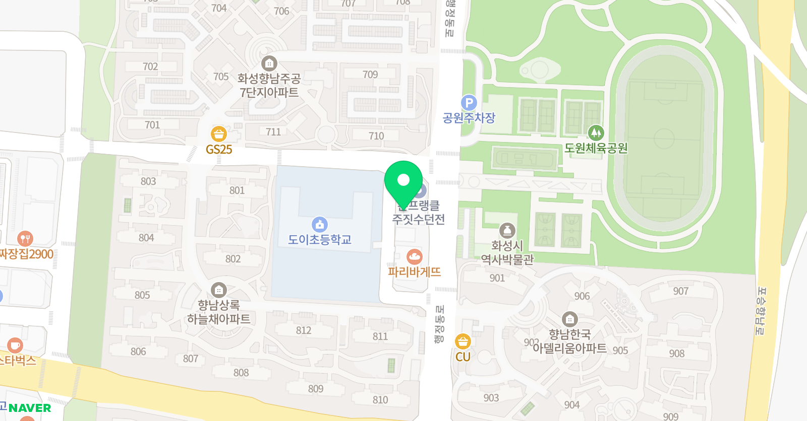 도이 태권도 위치