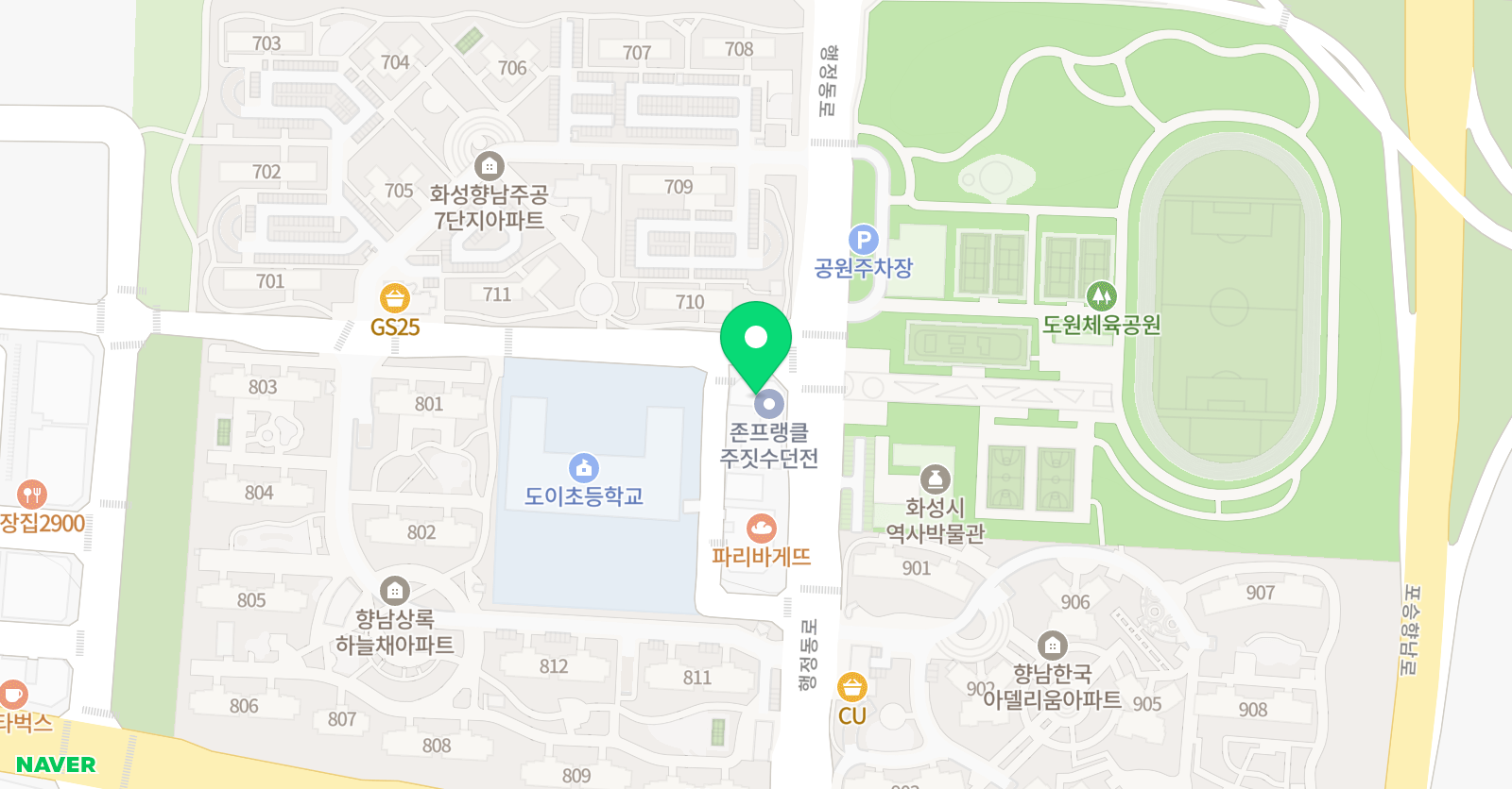 크리아트 미술학원 향남 위치