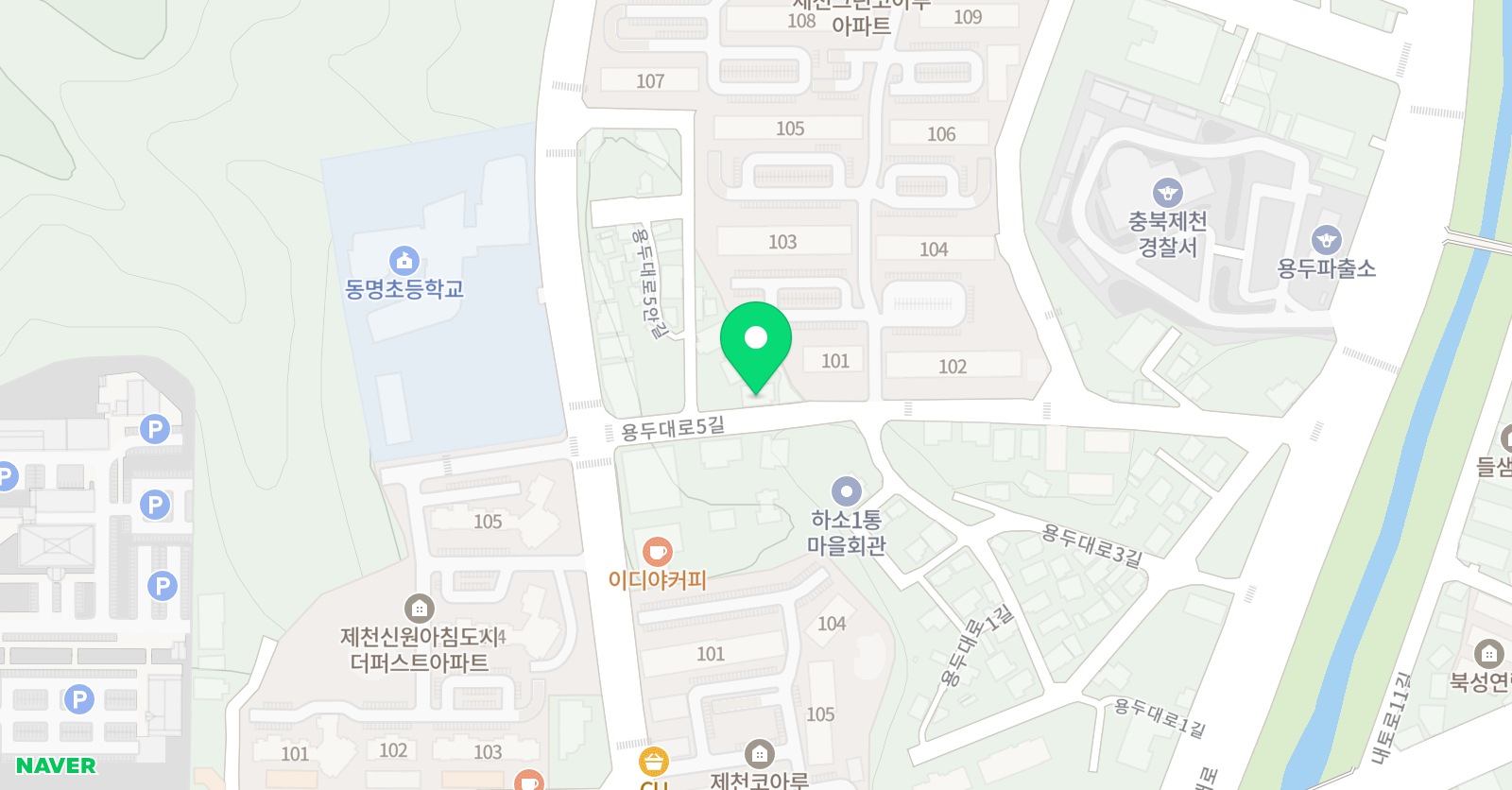 웅진프라임 학원 하소센터 위치