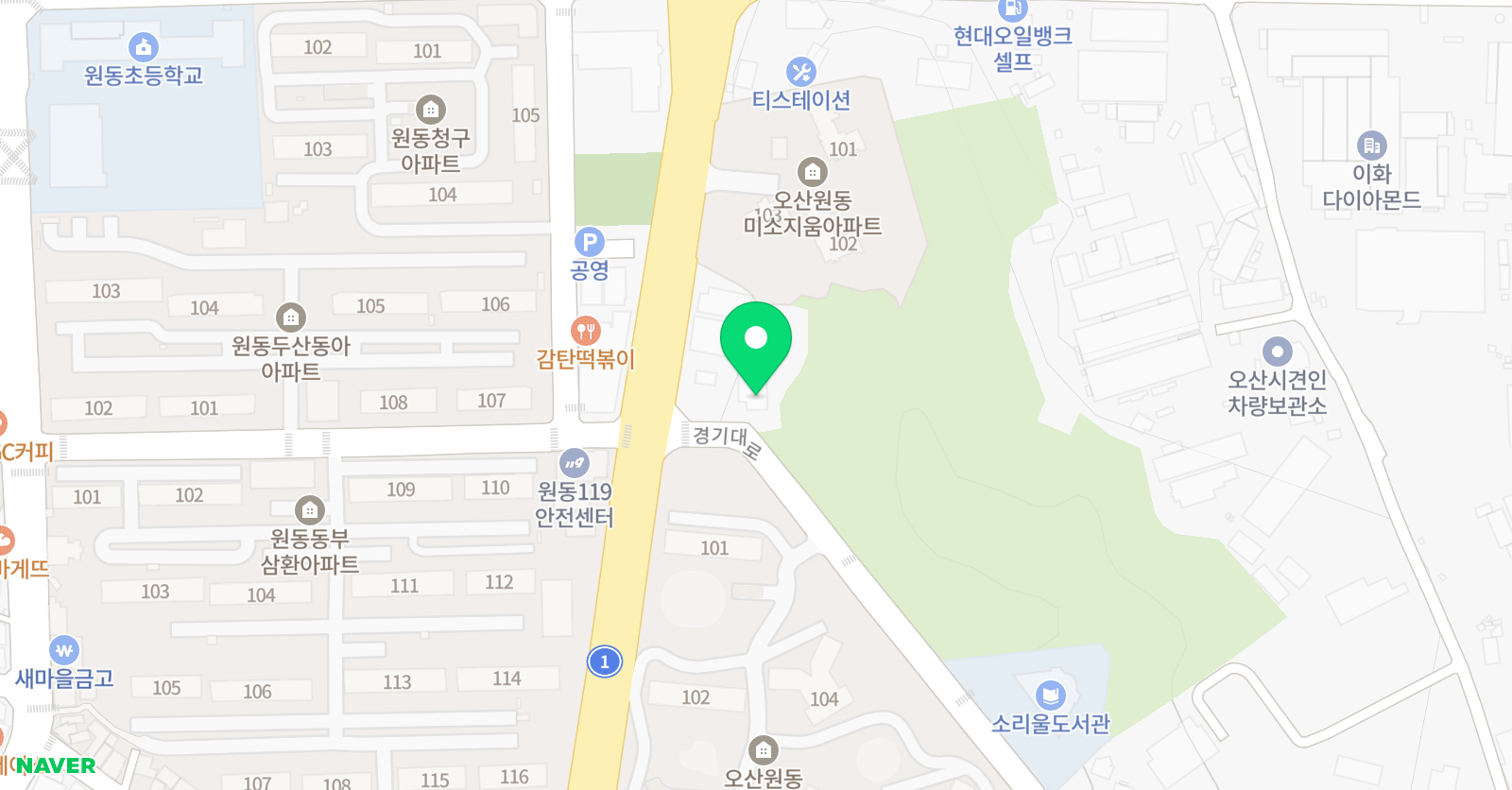 리드인 대원동점 위치