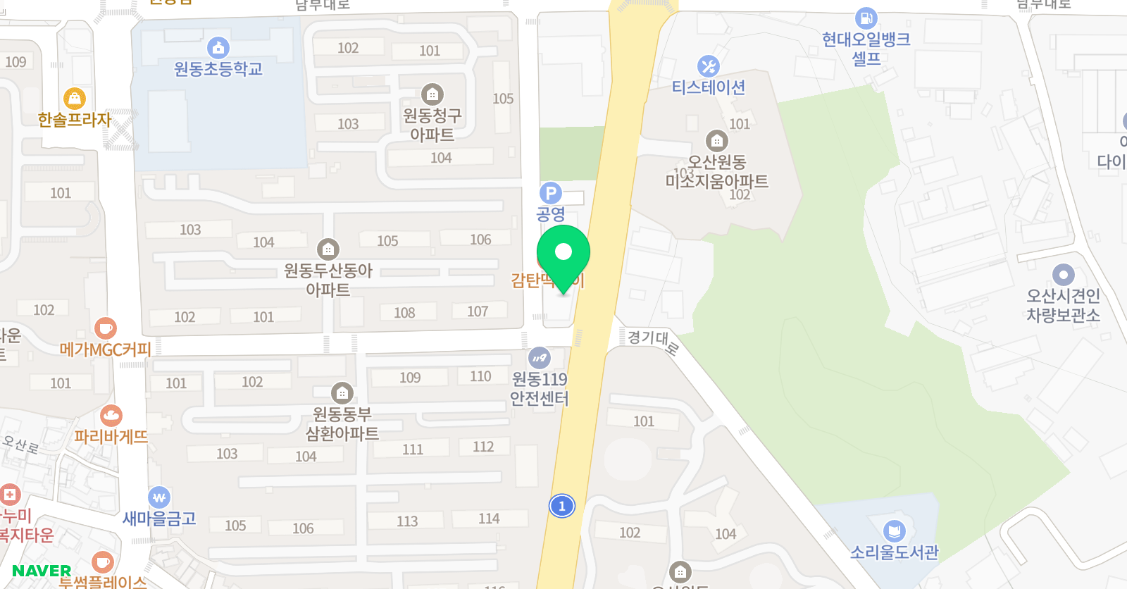 레인보우 초등학원 위치