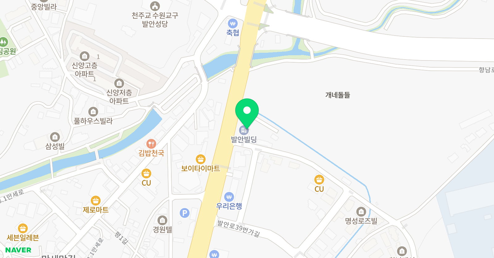 KSC 키즈풀 향남점 위치
