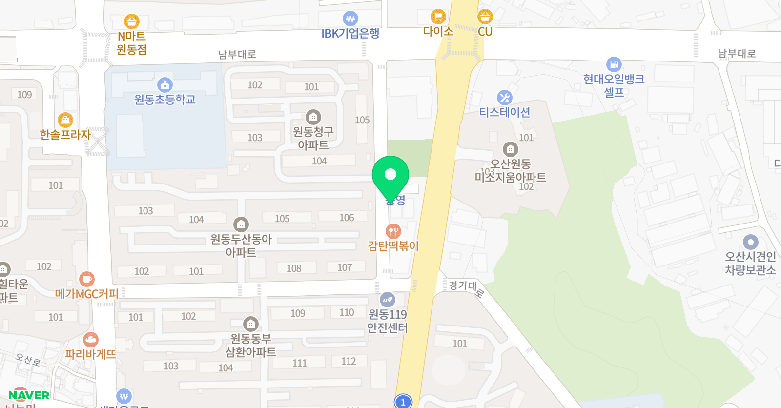 교일 학원 위치