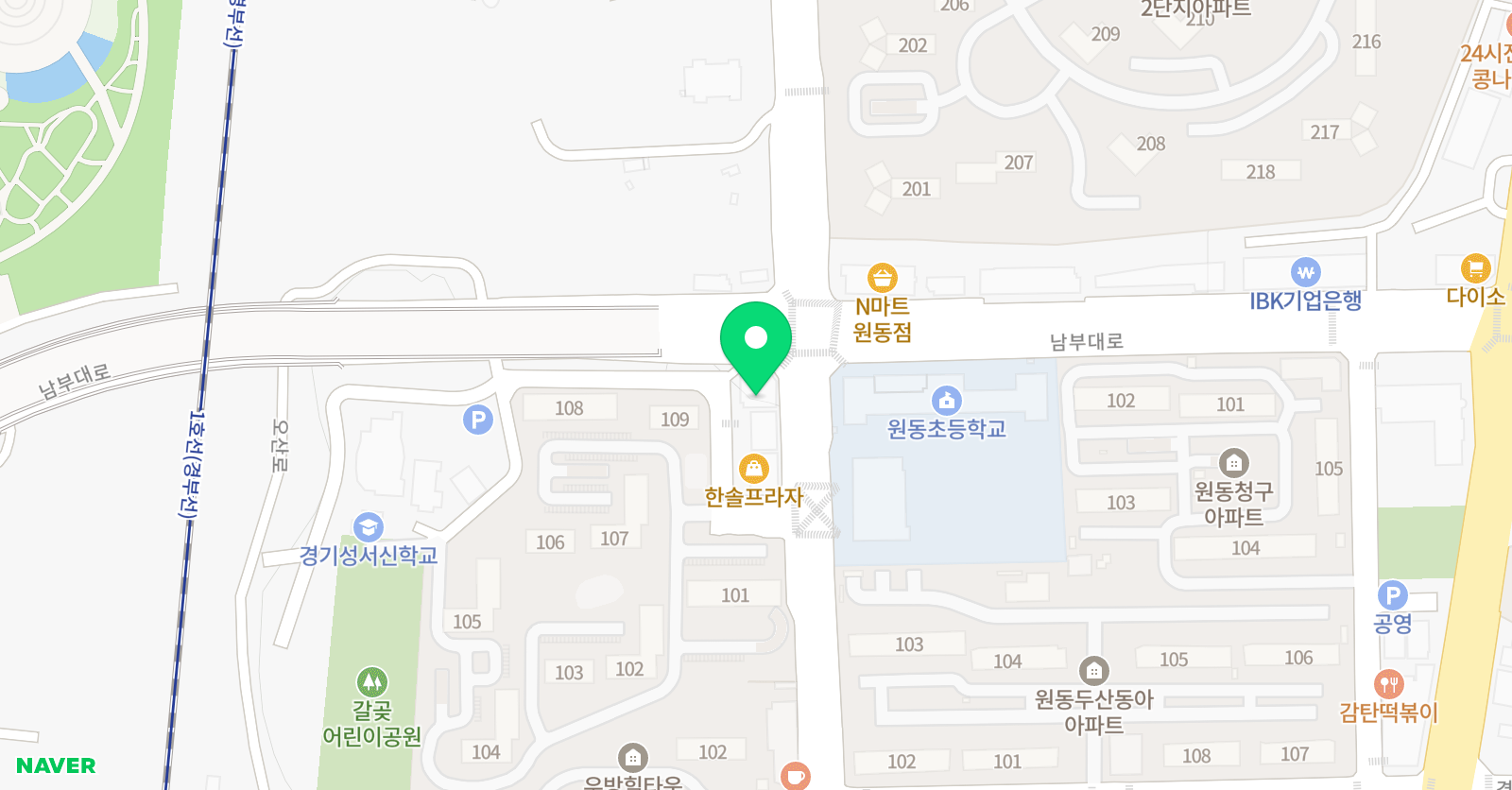 그림톡 미술학원 위치