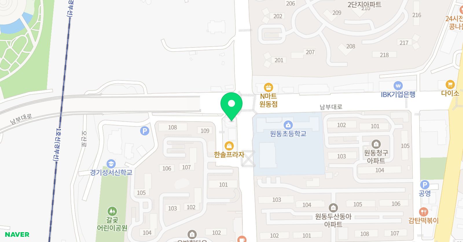 카리스 수학학원 위치