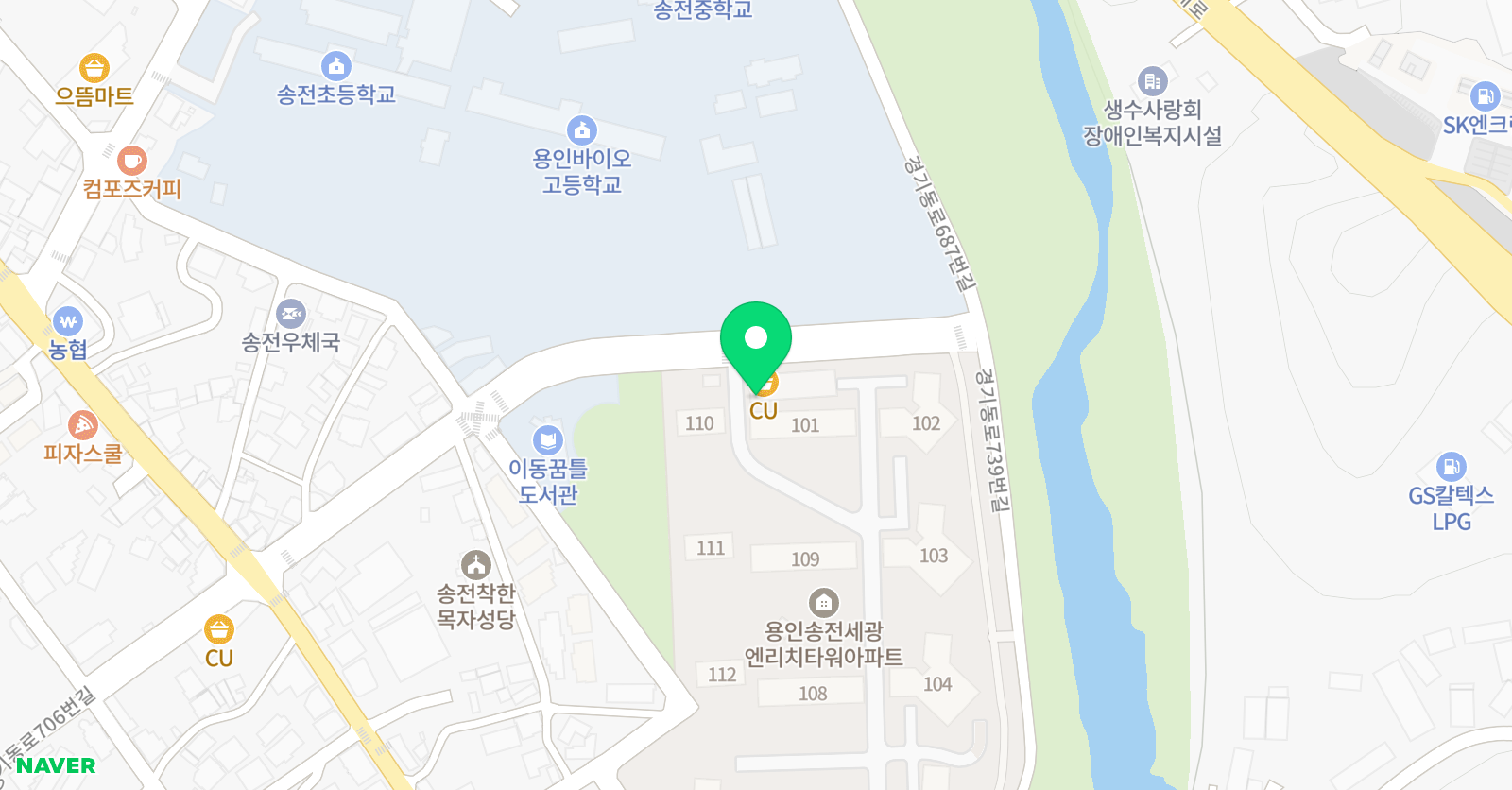 칸타빌레M 피아노교습소 위치