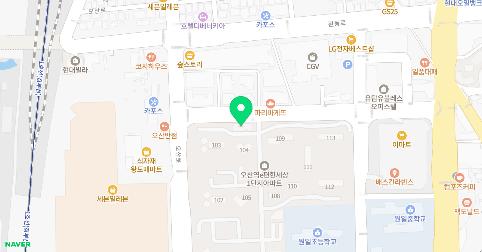 예인 음악학원 위치