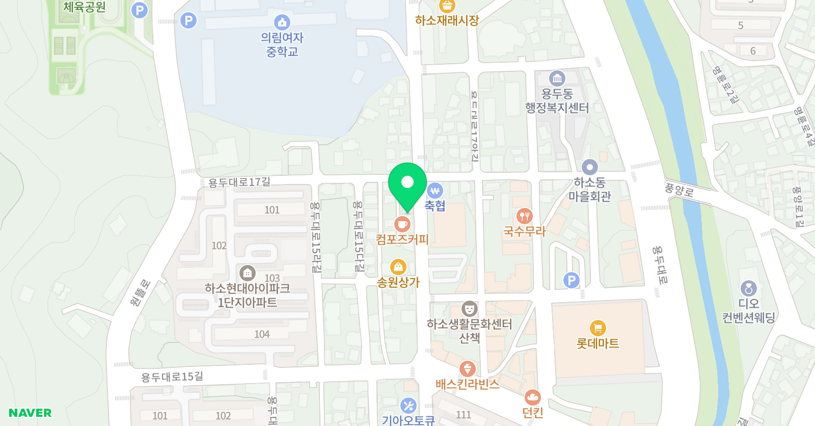 더오름학원 위치