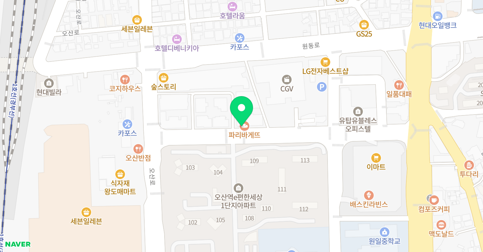 더오름 학원 위치