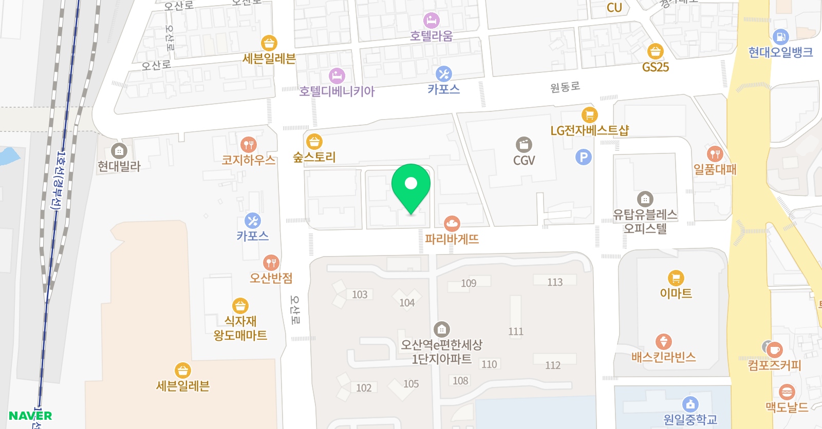 만점 수학학원 위치