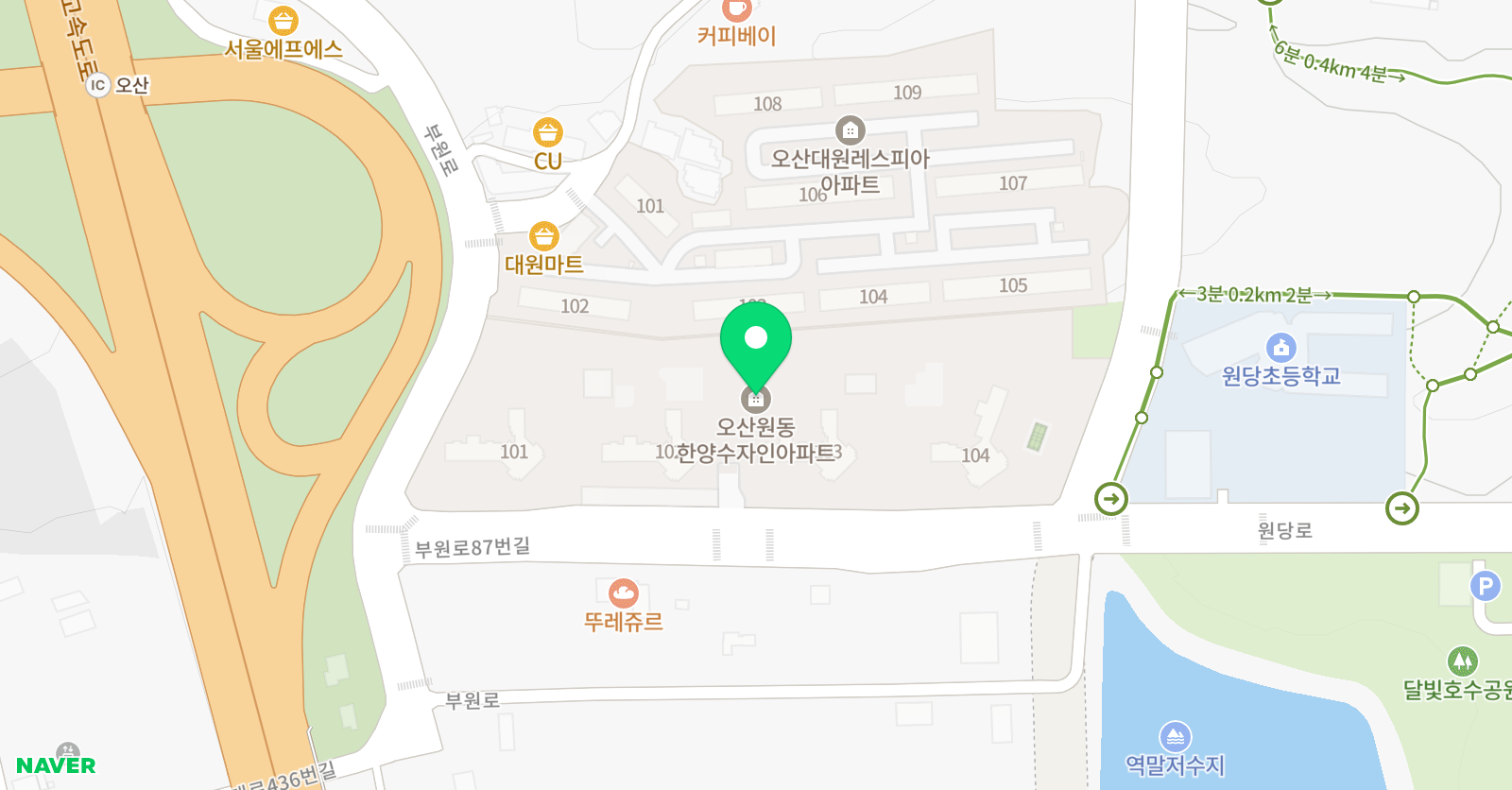 다올 공부방 책통클럽 위치