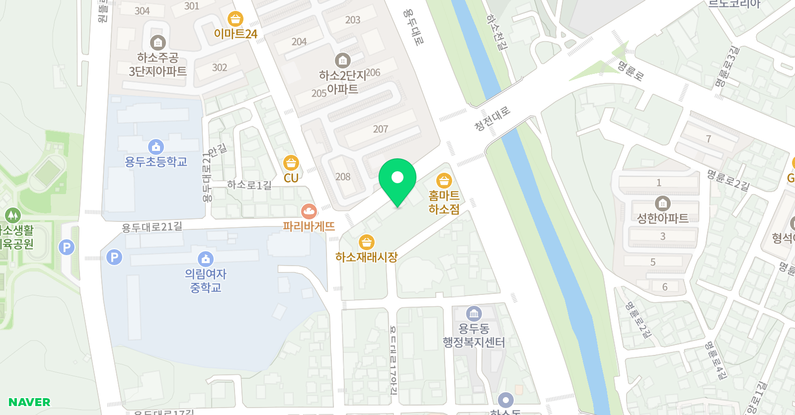 윤 피아노학원 위치
