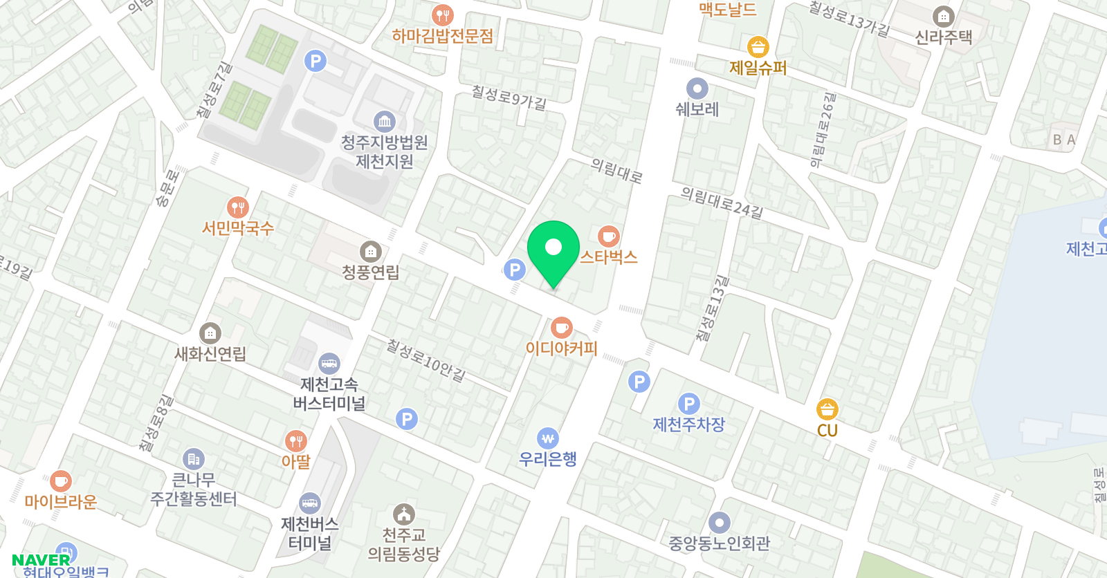 현대웅변학원 위치