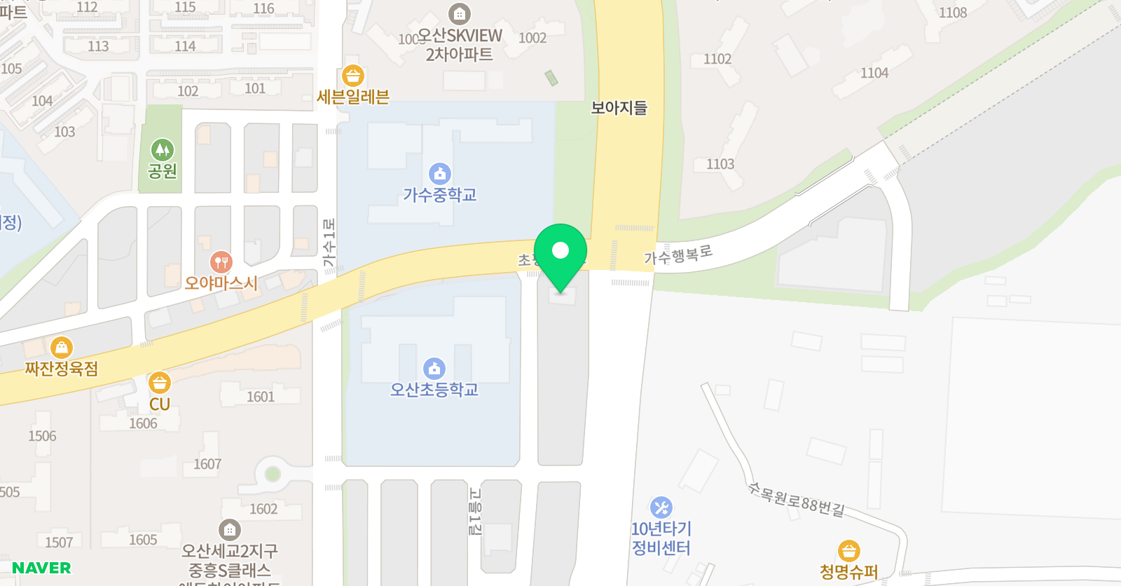 세교최강 수학학원 위치
