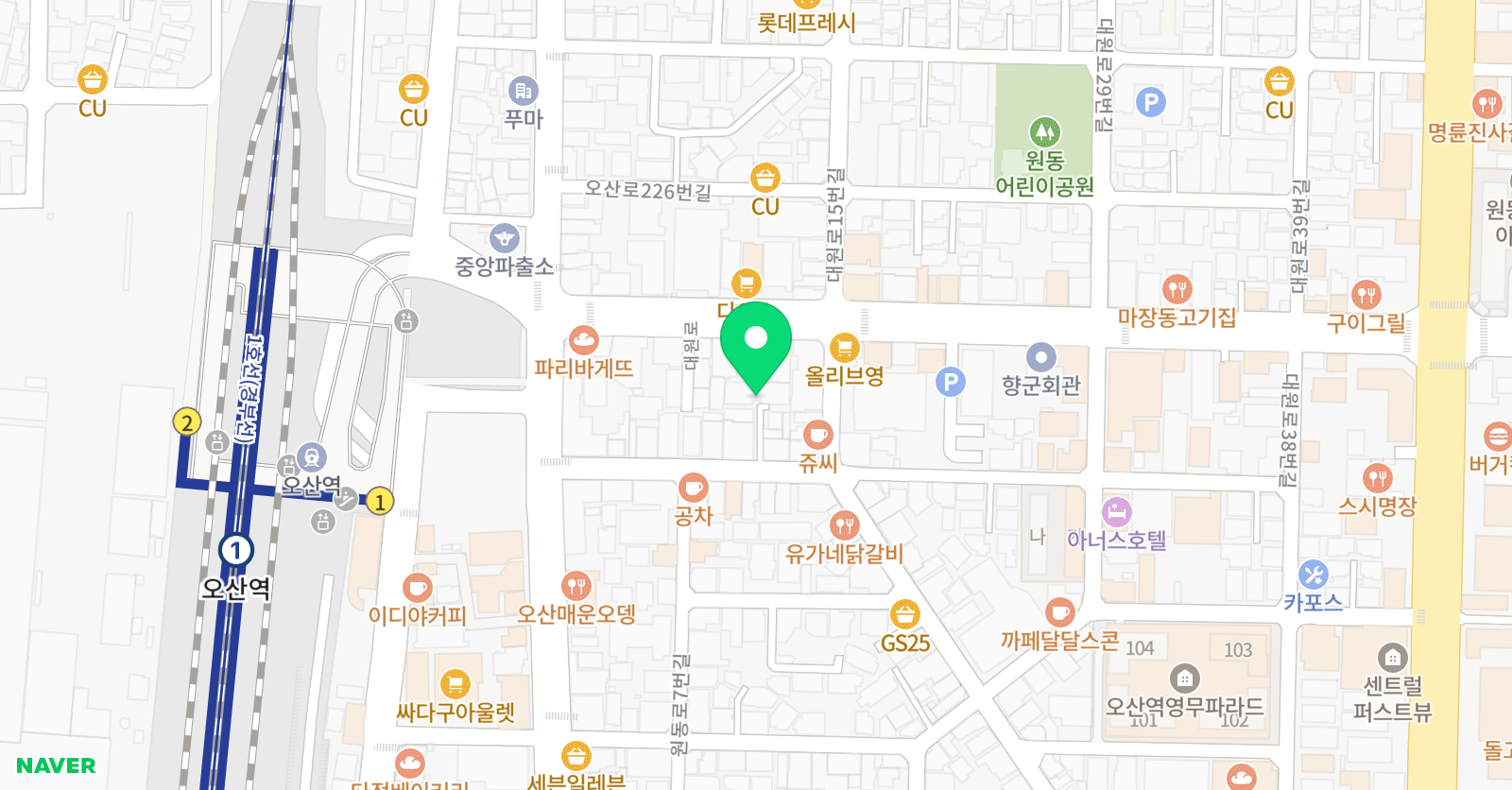 YJY 트레이닝센터 위치