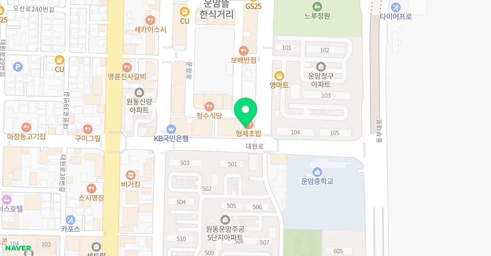 랩 미술학원 오산캠퍼스 위치