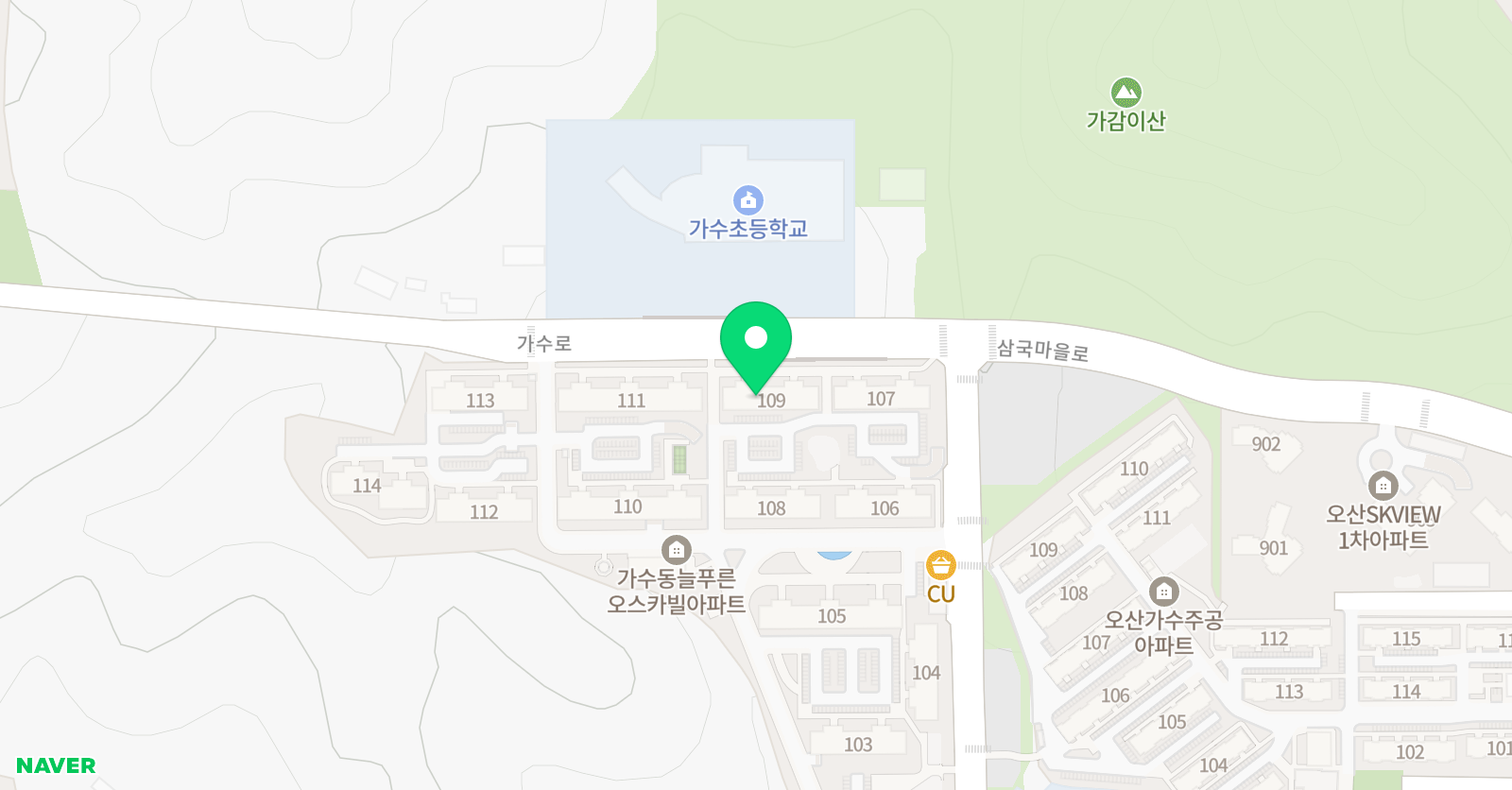 오스카빌 영어 위치