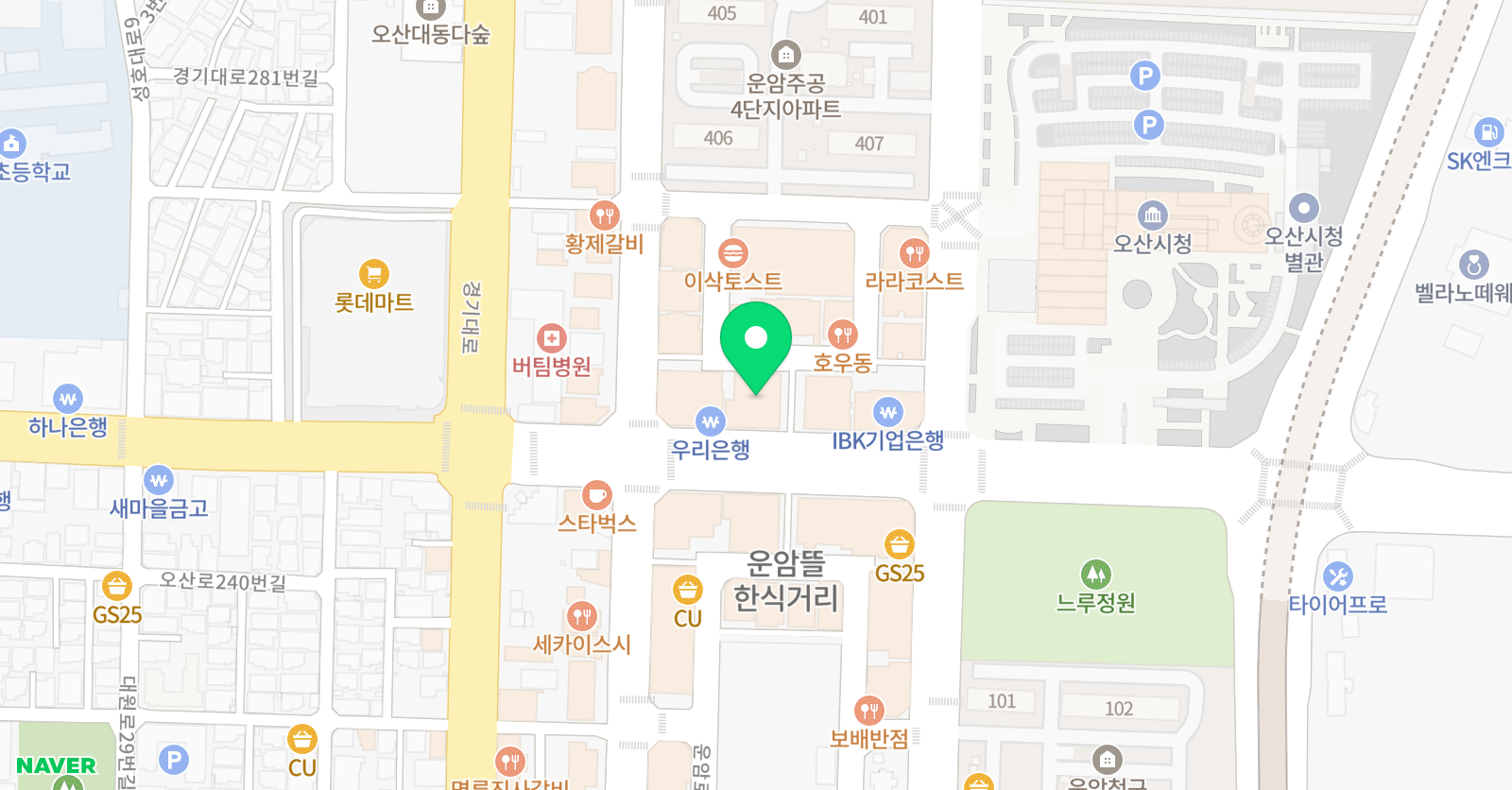태웅회관 위치