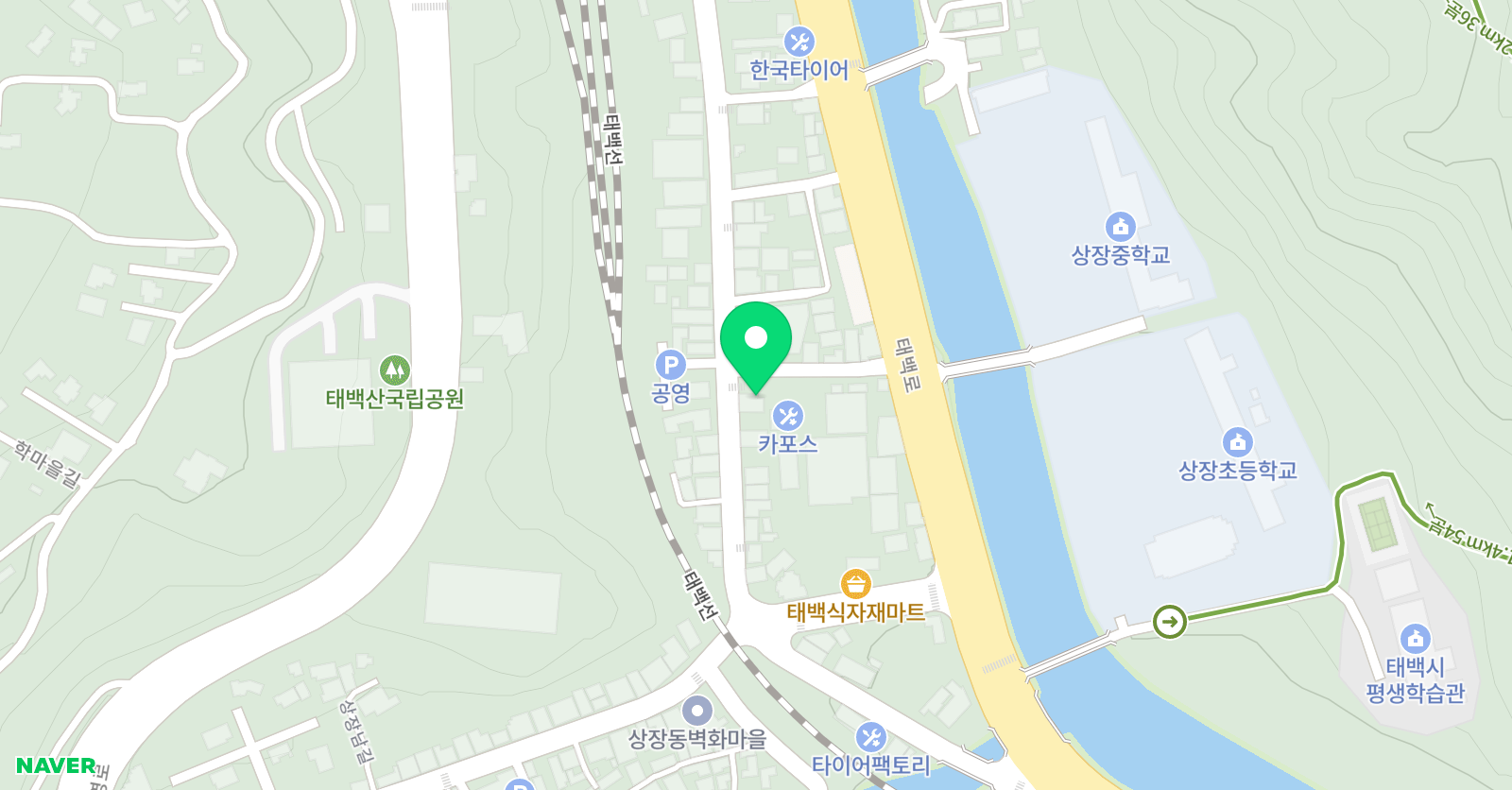 상장 학원 위치