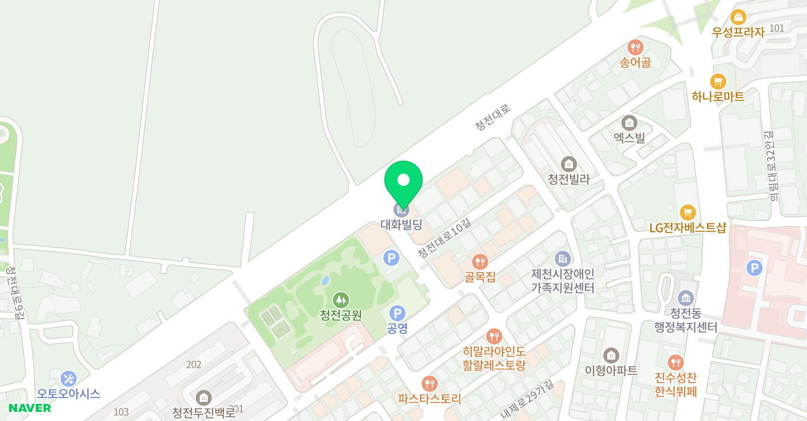 티앤디댄스아카데미 학원 위치