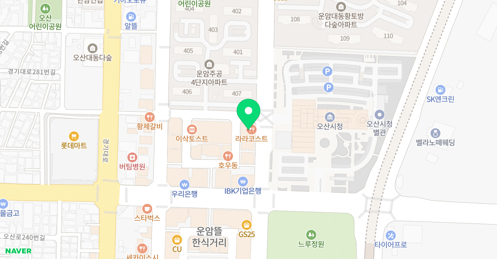 숙명 음악학원 운암원 위치