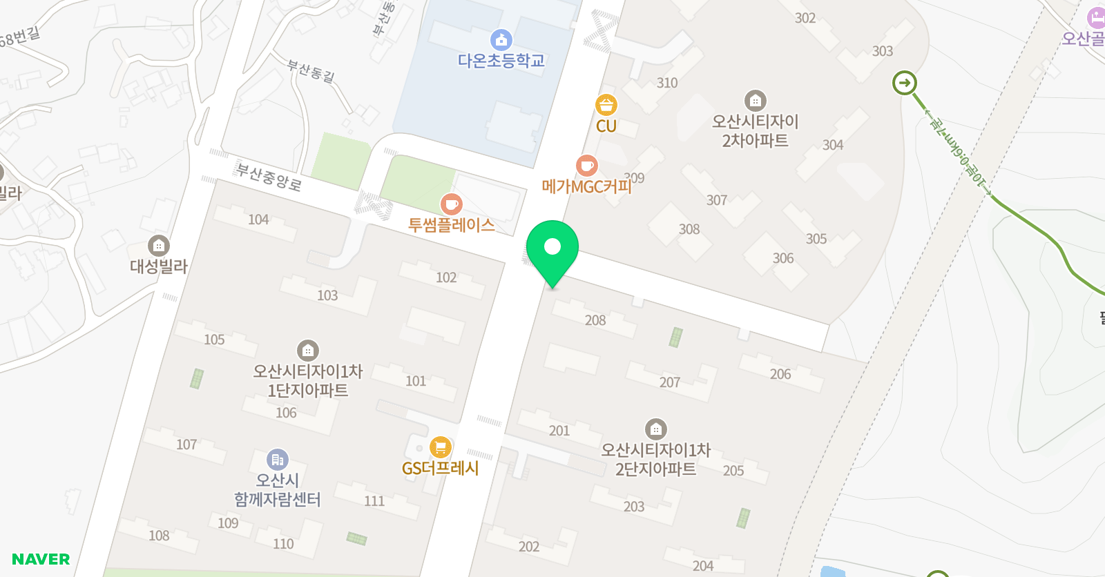 고려대 이쌤 영어학원 위치