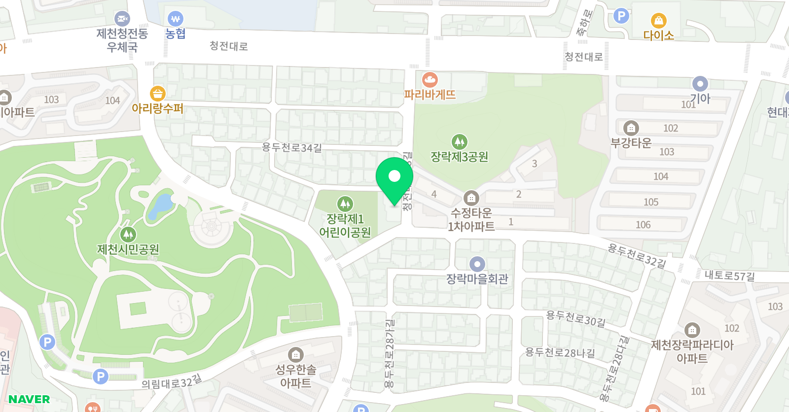 유일 학원 위치