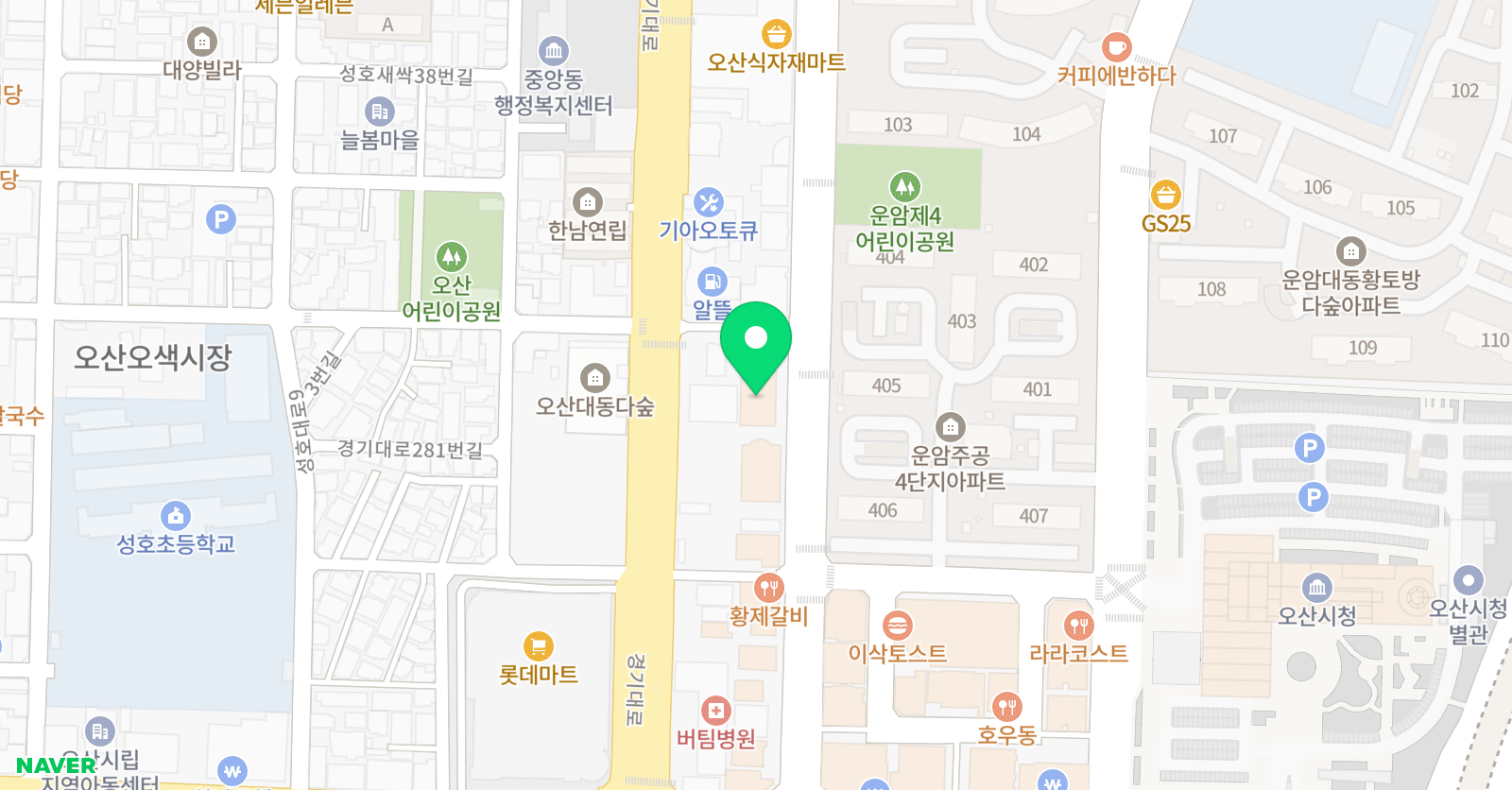 어린화가들 운산원 위치