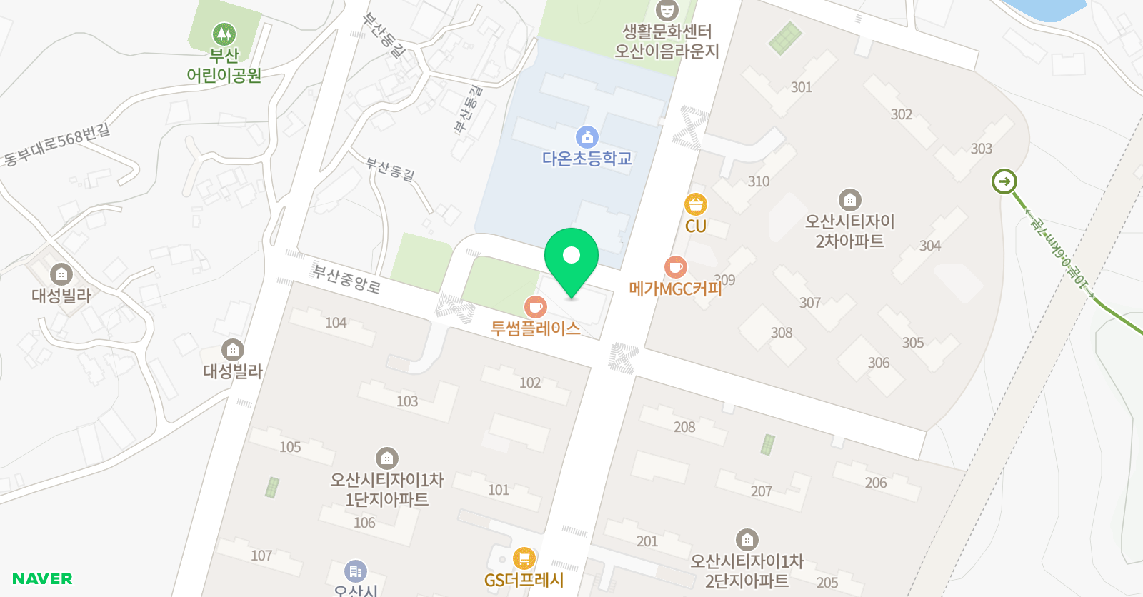 다온 미술학원 위치