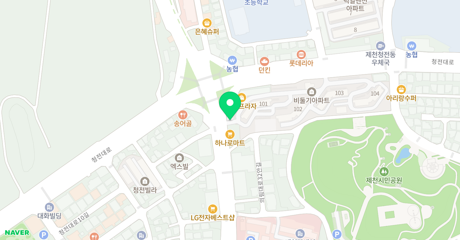 위니드 수학 제천캠퍼스 위치
