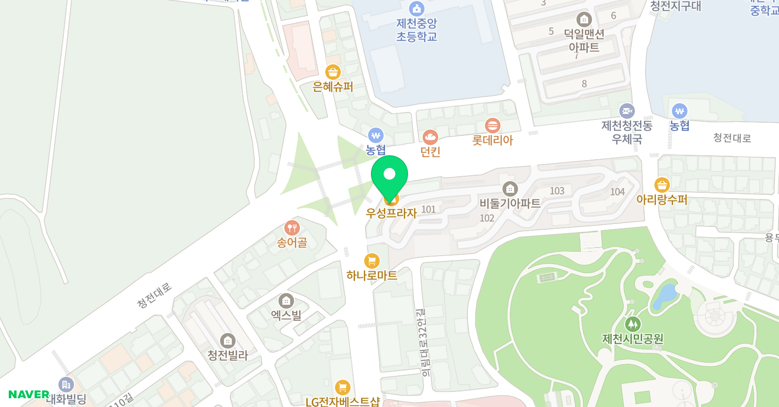 GLS 어학원 위치