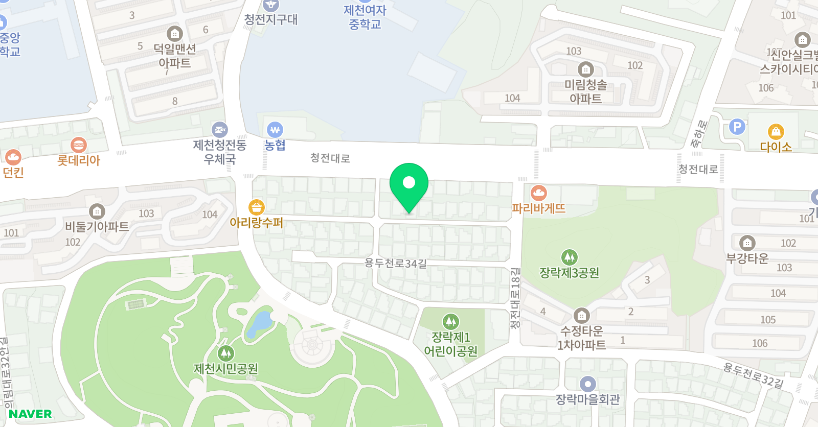 해연 피아노학원 위치