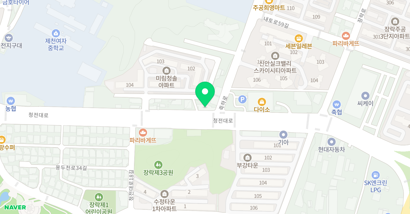 예랑 미술학원 위치