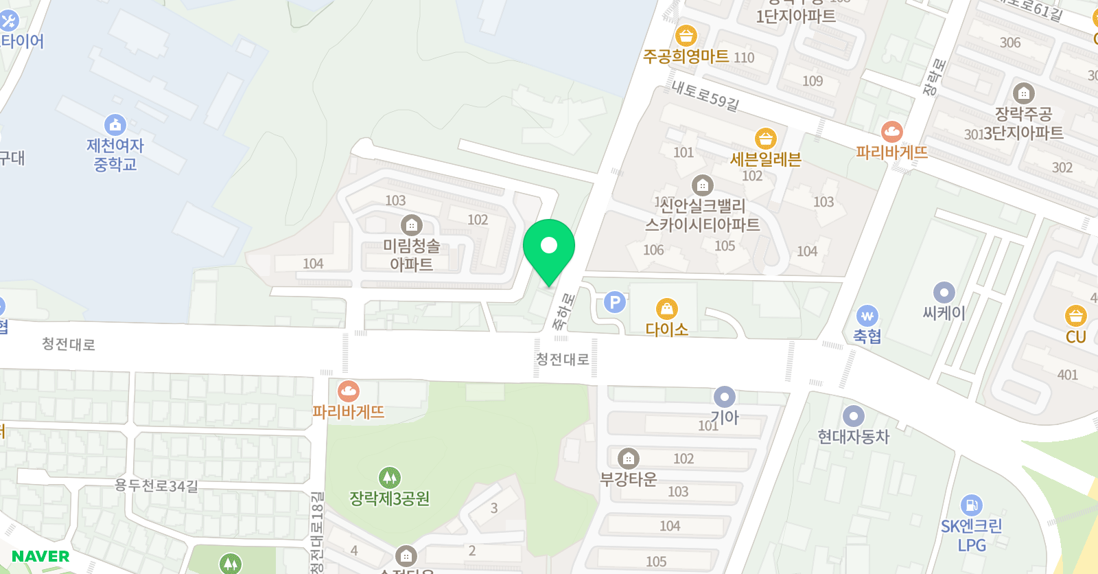 용인대월드 태권도 2관 위치