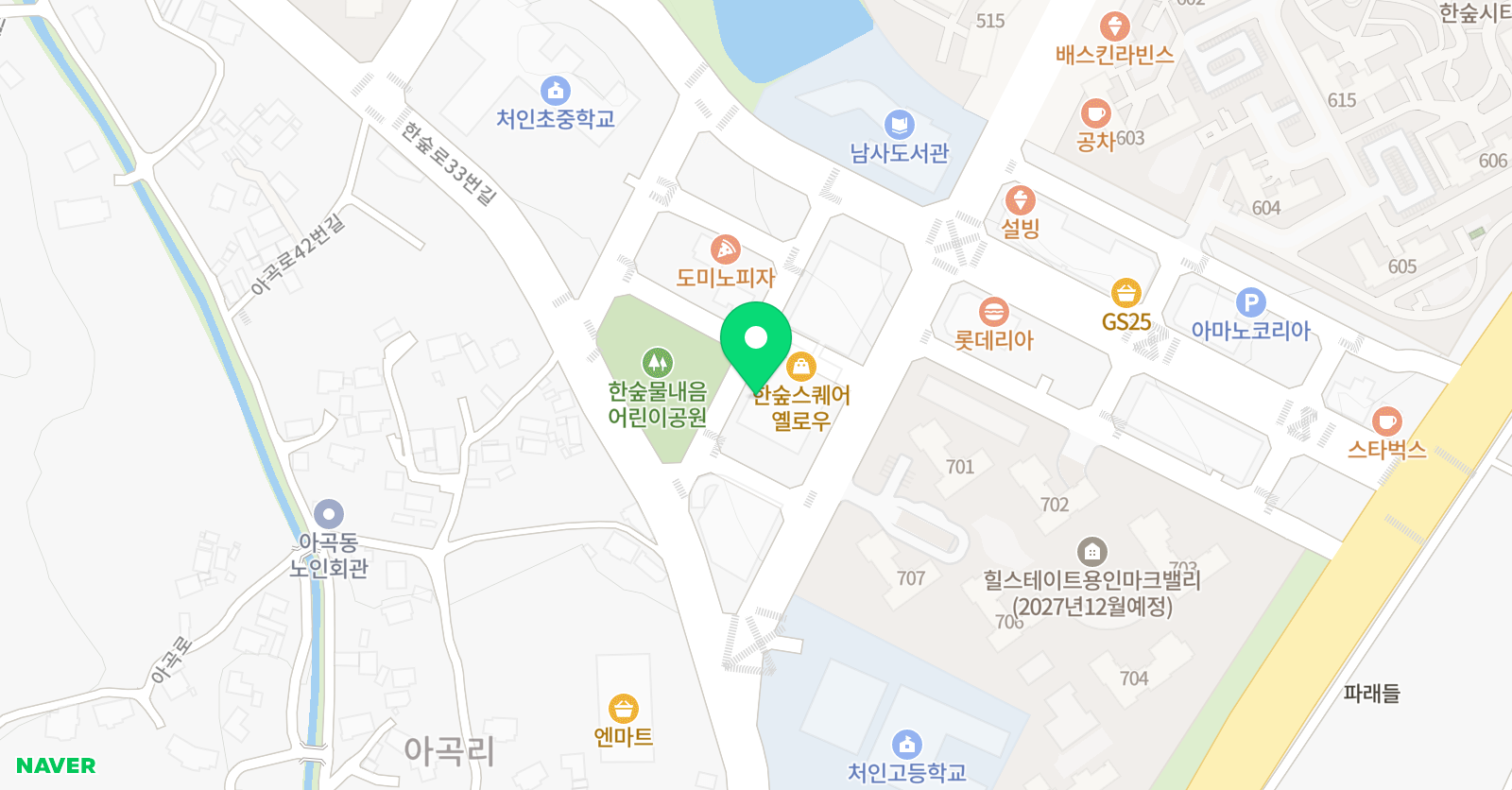 앙샹떼 발레스튜디오 위치