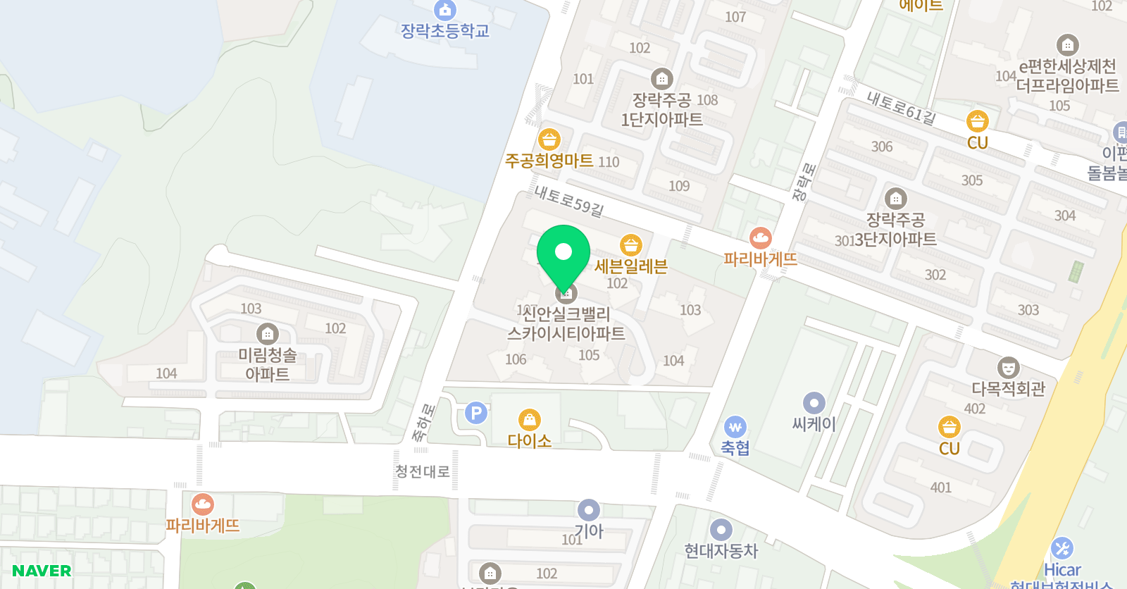수풀림 수학 위치