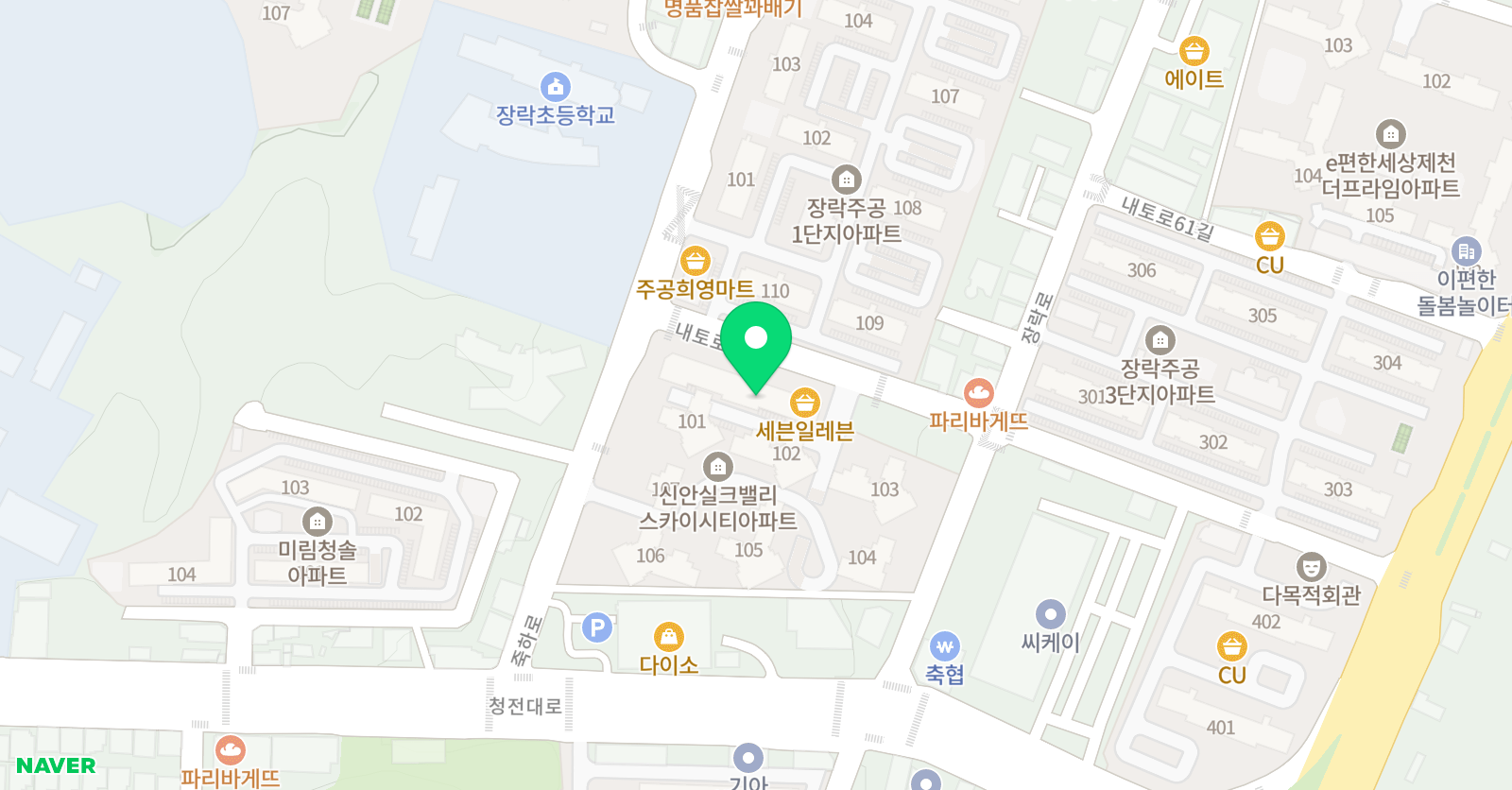혜윰 학원 딥매쓰 위치