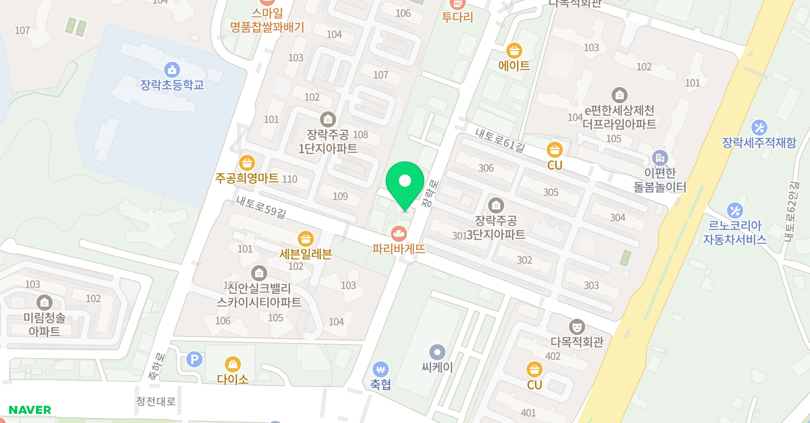 은나무 미술교습소 위치