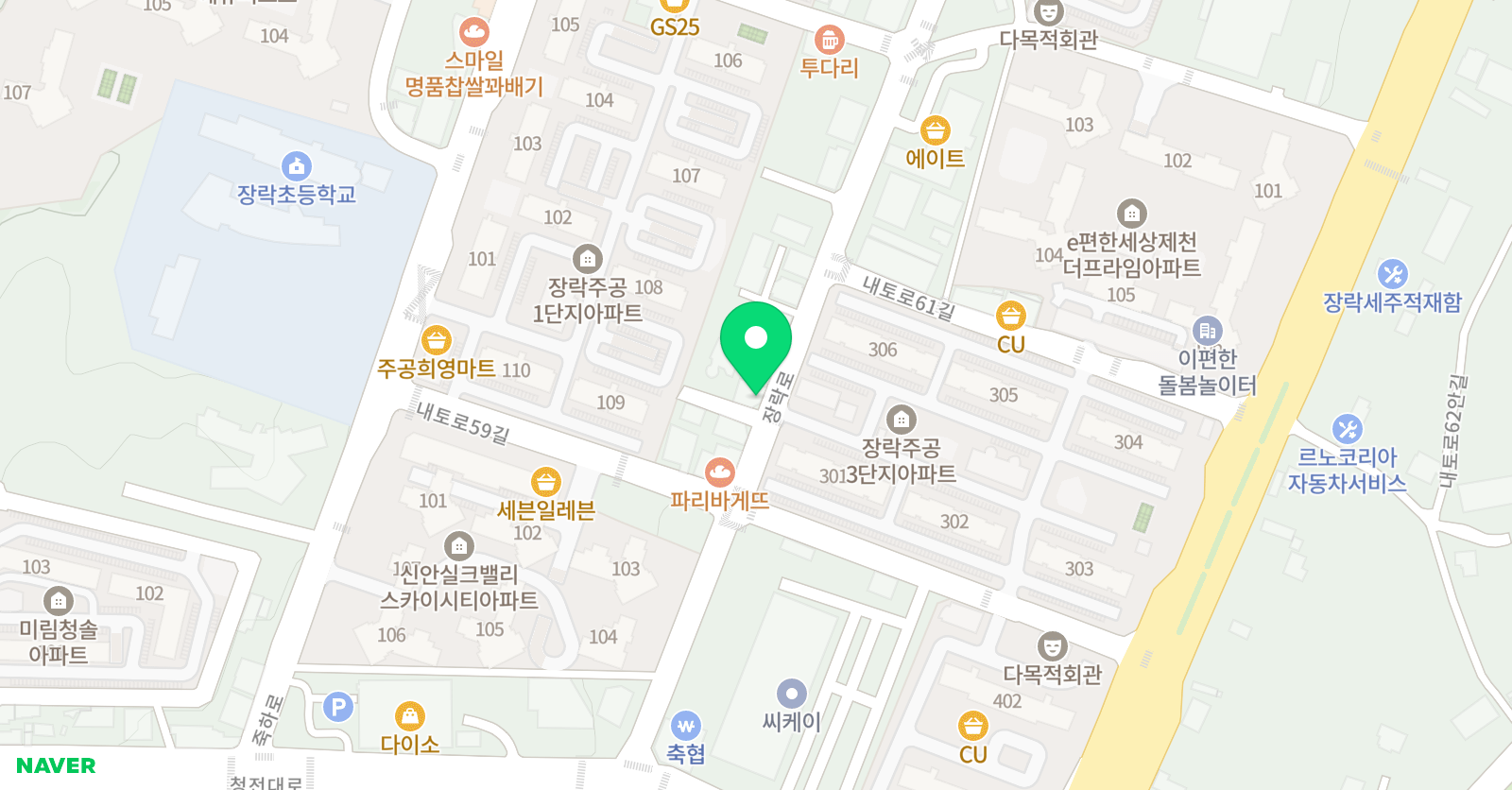 이화 음악학원 위치