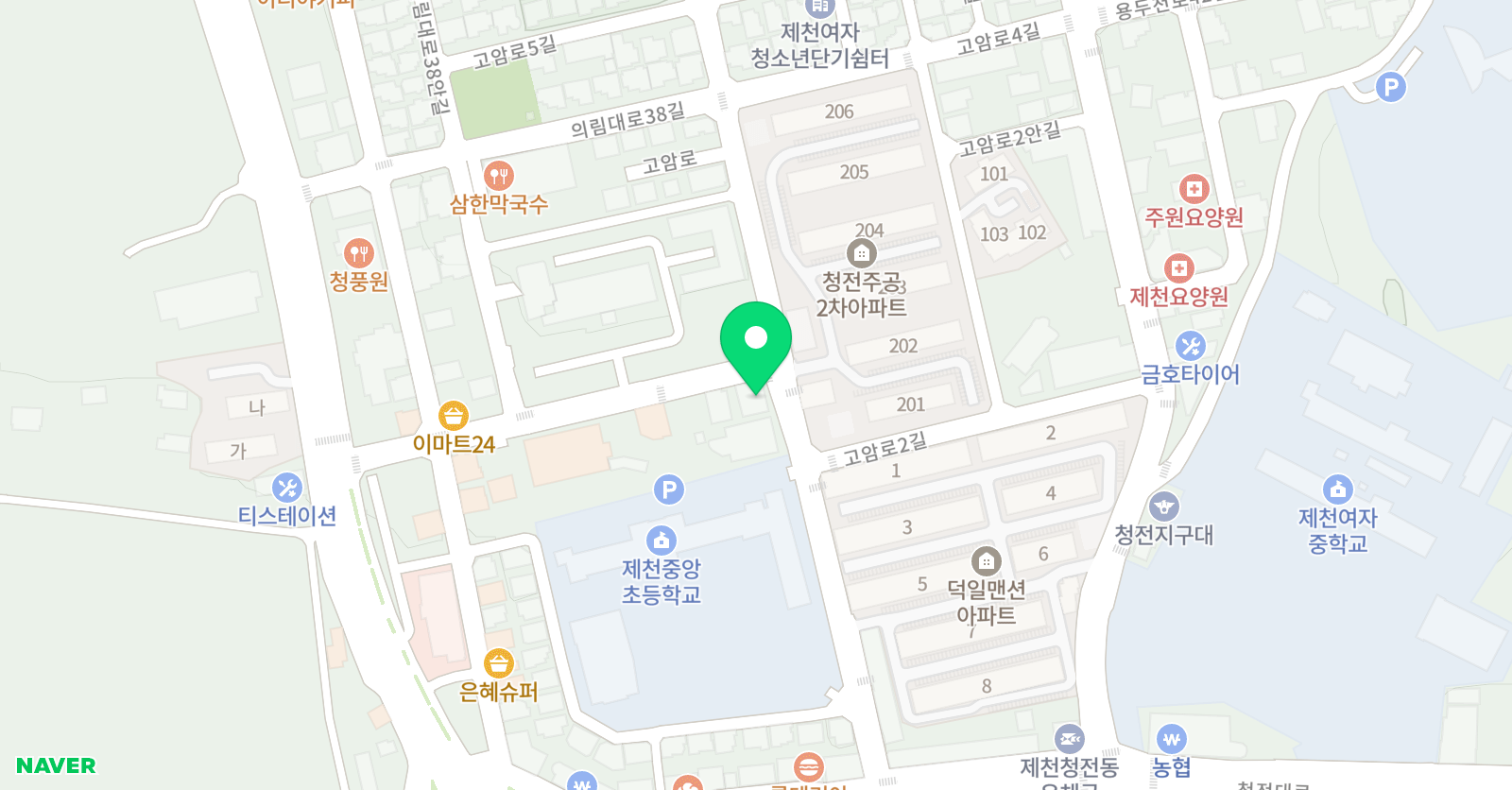 이담 학원 위치