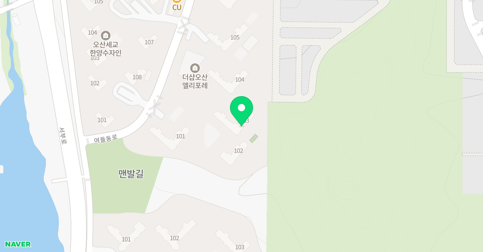 잉글리시아이 더샵엘리포레점 위치