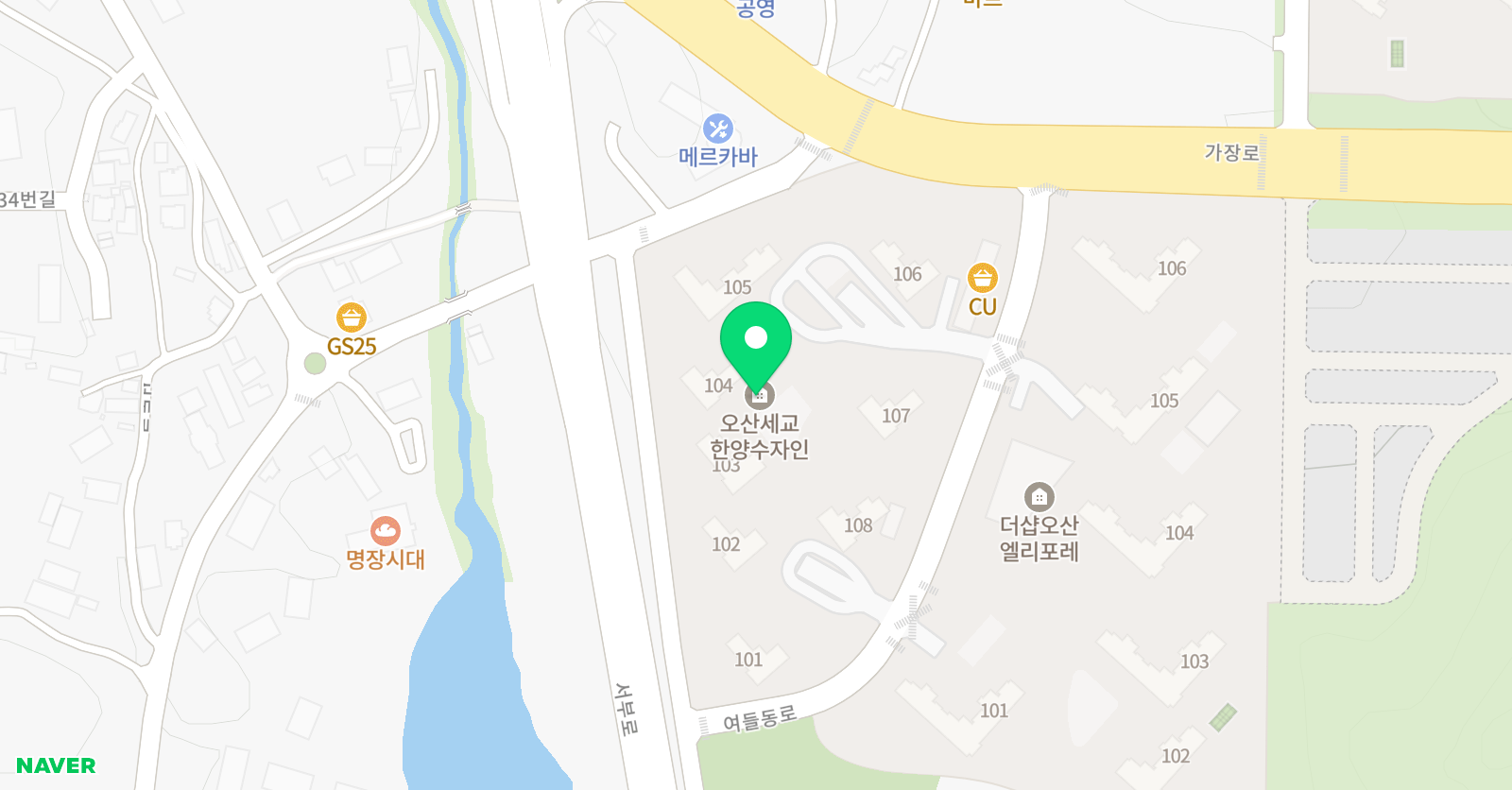 플라잉타이거태권도 위치