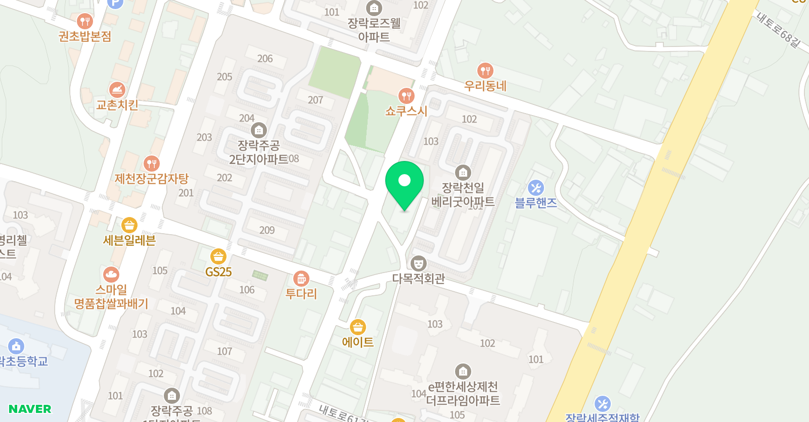 분석 학원 위치