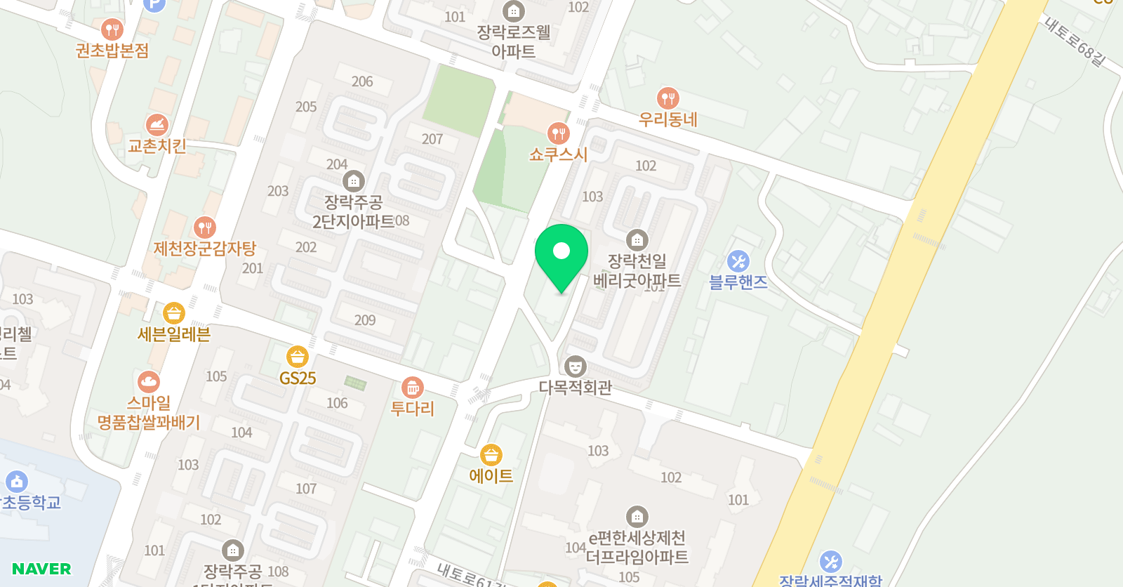 권샘 수학교실 위치