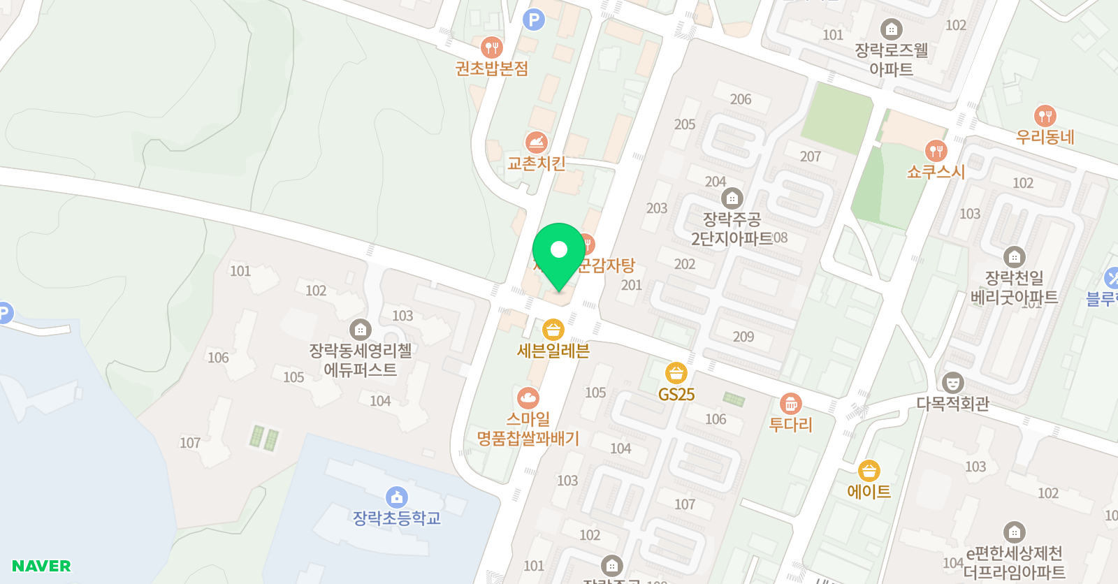 SLS 삼손 학원 위치