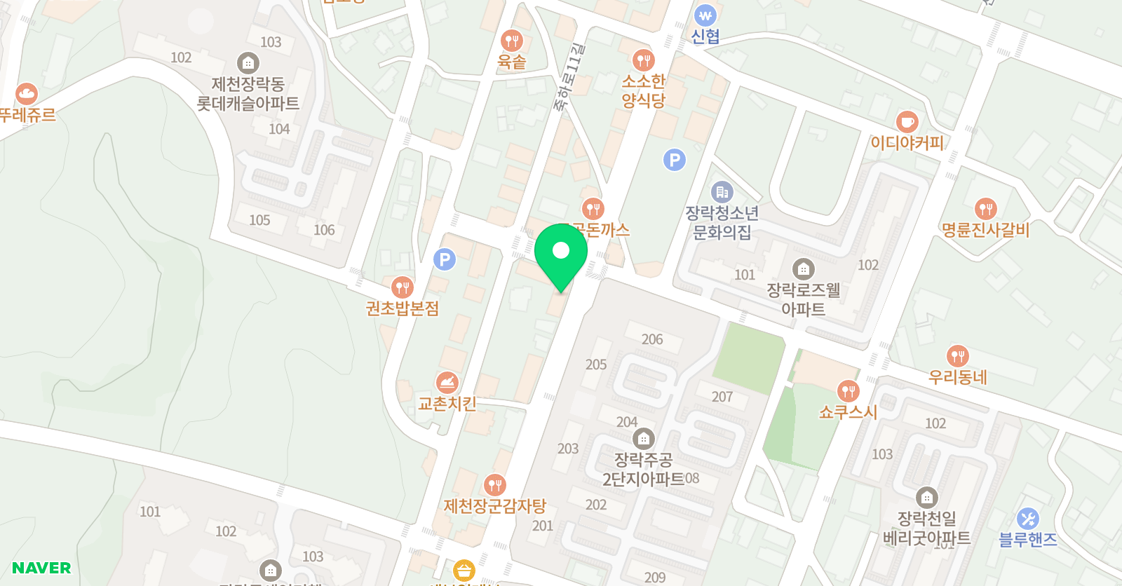 라엘 피아노학원 위치