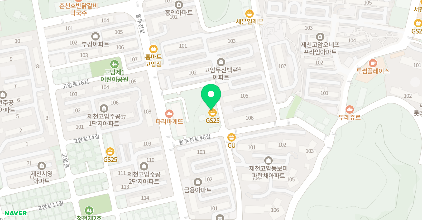 힘찬기합소리 태권도 위치
