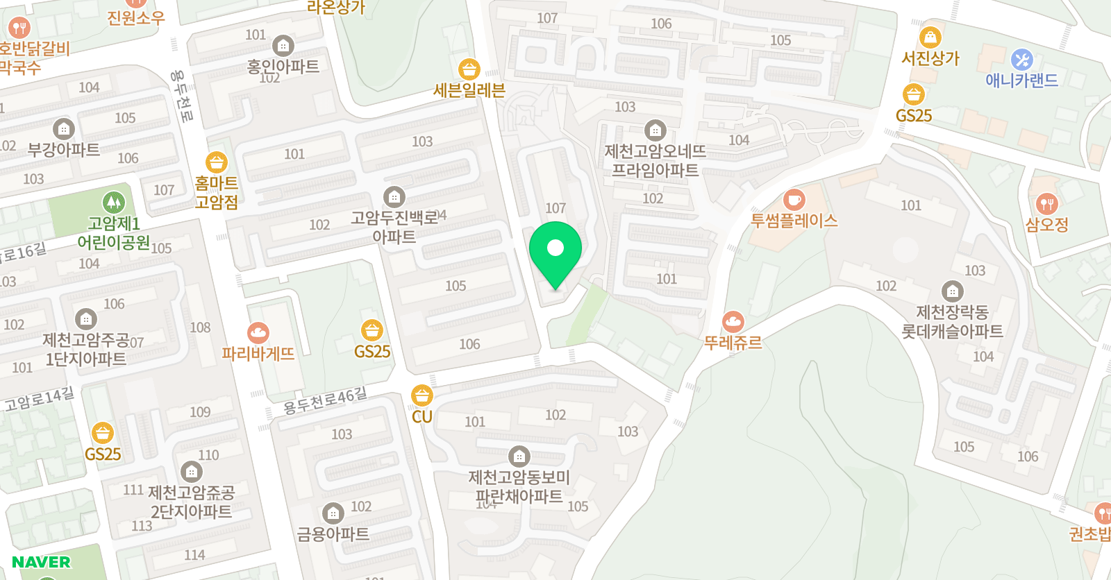 쑥샘스터디 수학교습소 위치