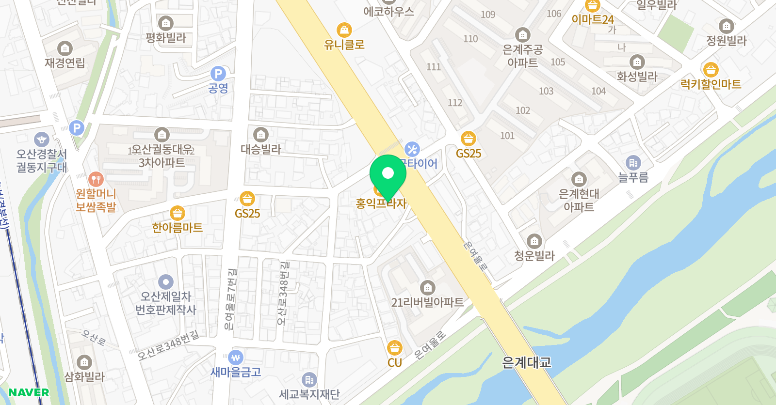 수원삼성블루윙즈 유소년축구교실 오산지점 위치