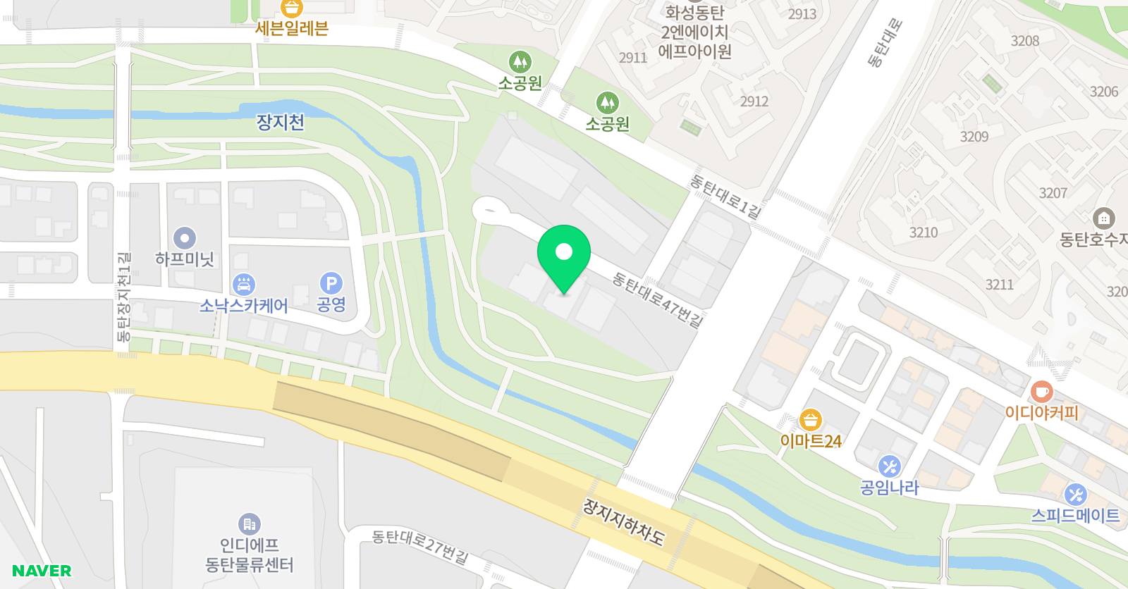 HI FC 유소년축구교실 2동탄점 위치